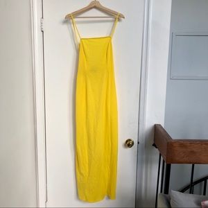 ASOS Yellow Tie-Back Maxi Dress - NWT